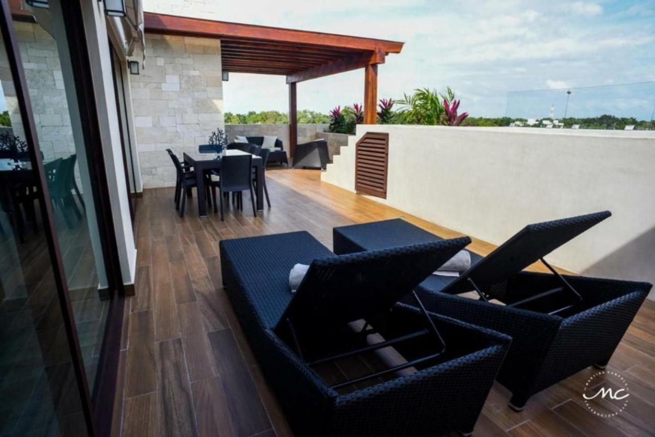 Appartamento Penthouse Blue Luxury La Veleta Tulum Esterno foto